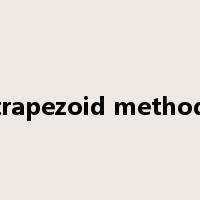 trapezoid method是什么意思