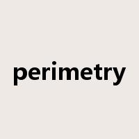 perimetry是什么意思