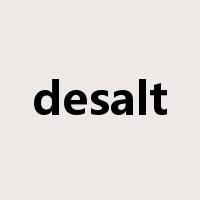 desalt是什么意思