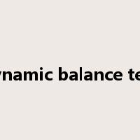 dynamic balance test是什么意思
