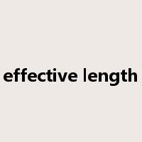 effective length是什么意思