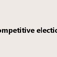 competitive election是什么意思
