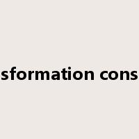transformation constant是什么意思