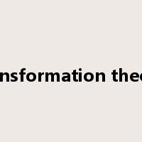 transformation theory是什么意思