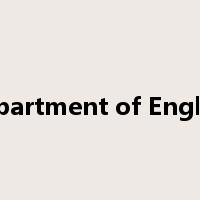 department of English是什么意思