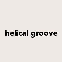 helical groove是什么意思