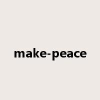 make-peace是什么意思