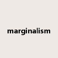 marginalism是什么意思