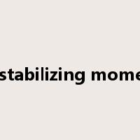 destabilizing moment是什么意思