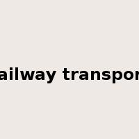 railway transport是什么意思