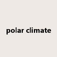 polar climate是什么意思