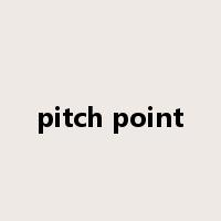 pitch point是什么意思