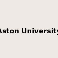 Aston University是什么意思