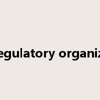 self-regulatory organization是什么意思