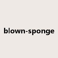 blown-sponge是什么意思