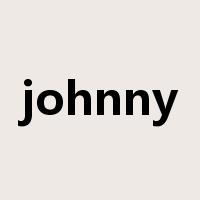 johnny是什么意思