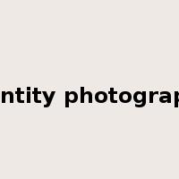 identity photographs是什么意思