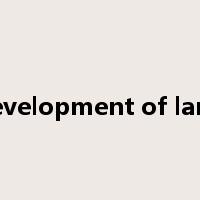 development of land是什么意思