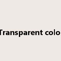 Transparent color是什么意思