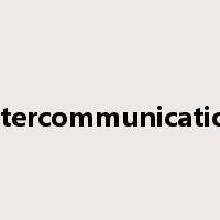 intercommunication是什么意思