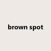 brown spot是什么意思