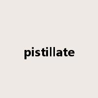 pistillate是什么意思