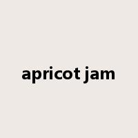apricot jam是什么意思