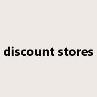 discount stores是什么意思