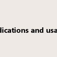 Indications and usage是什么意思