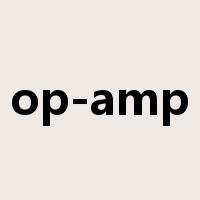 op-amp是什么意思