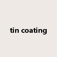 tin coating是什么意思