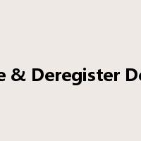 Erase & Deregister Device是什么意思