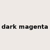 dark magenta是什么意思
