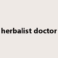 herbalist doctor是什么意思