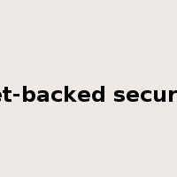 asset-backed securities是什么意思