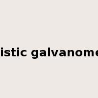 ballistic galvanometer是什么意思