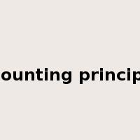 accounting principles是什么意思