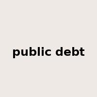 public debt是什么意思