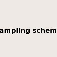 sampling scheme是什么意思