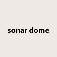 sonar dome是什么意思
