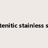 austenitic stainless steel是什么意思