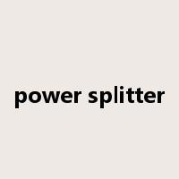 power splitter是什么意思