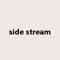 side stream是什么意思