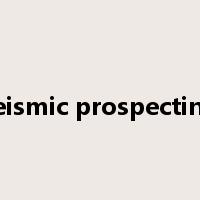 seismic prospecting是什么意思