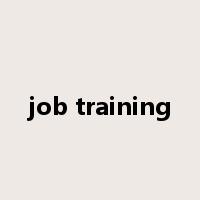 job training是什么意思