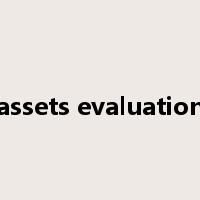 assets evaluation是什么意思