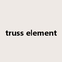 truss element是什么意思