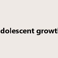 adolescent growth是什么意思