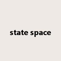 state space是什么意思