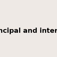 principal and interest是什么意思